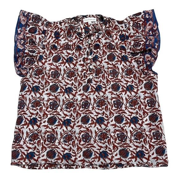 House of Harlow 1960 Marble Rust Top Size S - Picture 2 of 8